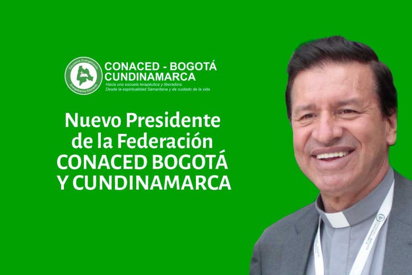Padre José María Flórez Jaimes Nuevo presidente de la federación CONACED BOGOTÁ Y CUNDINAMARCA