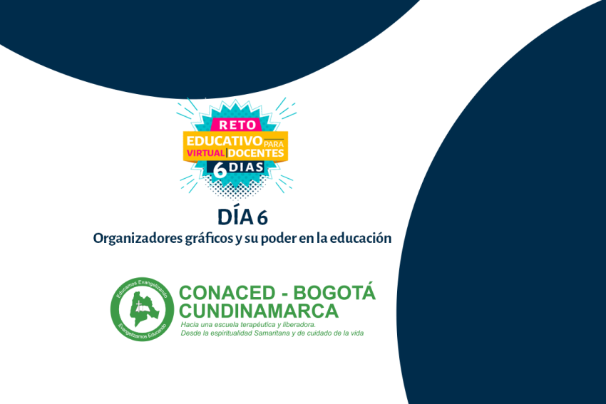RETO EDUCATIVO CONACED – DÍA 6- Organizadores gráficos y su poder en la educación