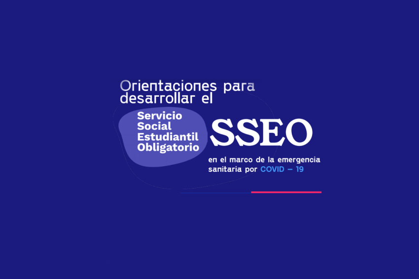 Cartilla  para el desarrollo del servicio social estudiantil obligatorio