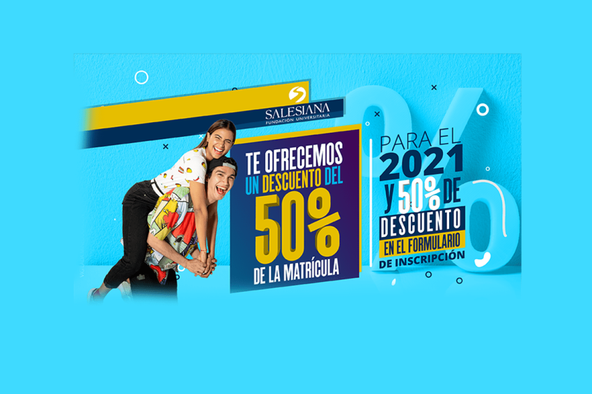 SALESIANA mantiene descuentos del 50 % en sus matrículas