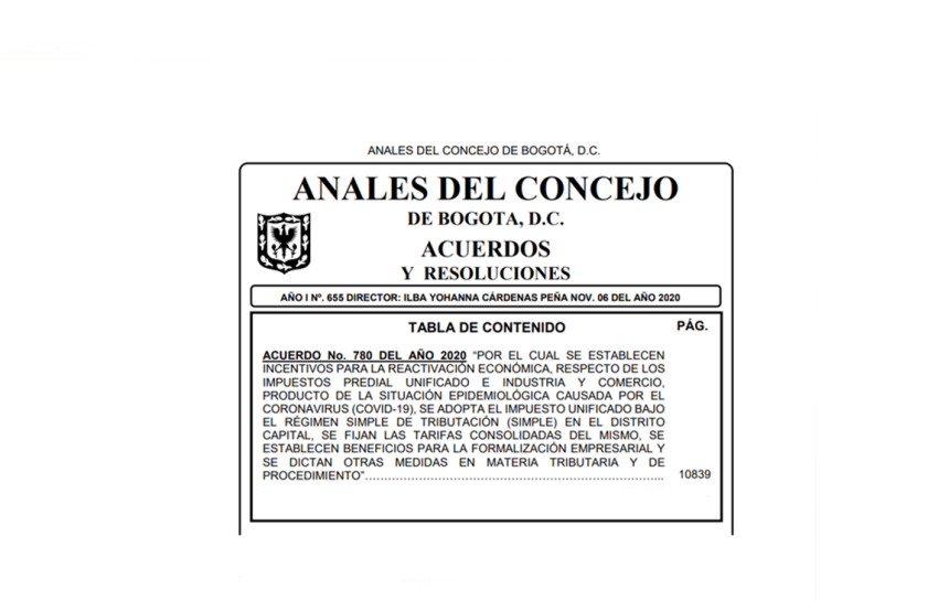 Participación en la encuesta CHIP y  alivio tributario Colegios 2021