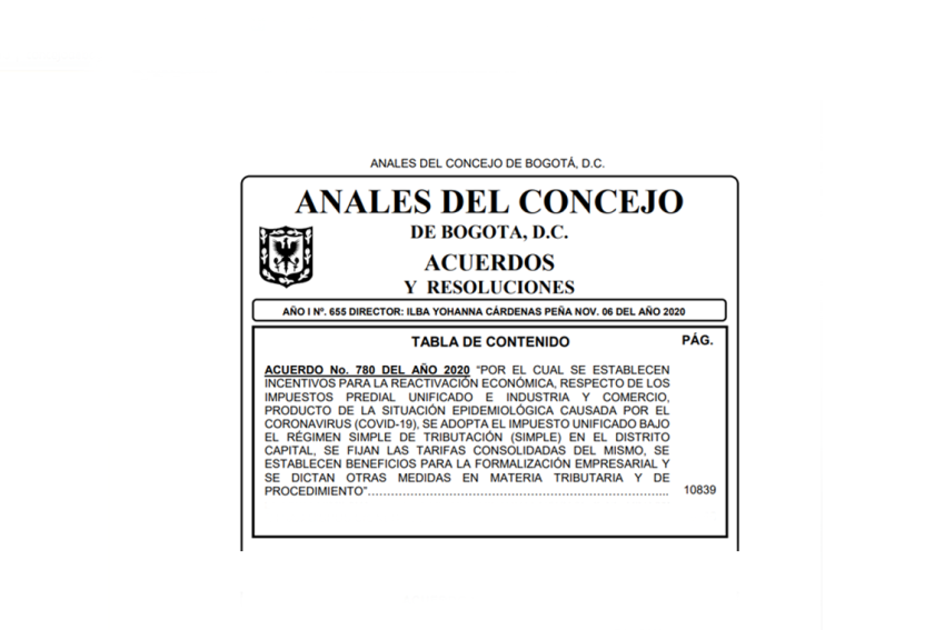 Participación en la encuesta CHIP y  alivio tributario Colegios 2021