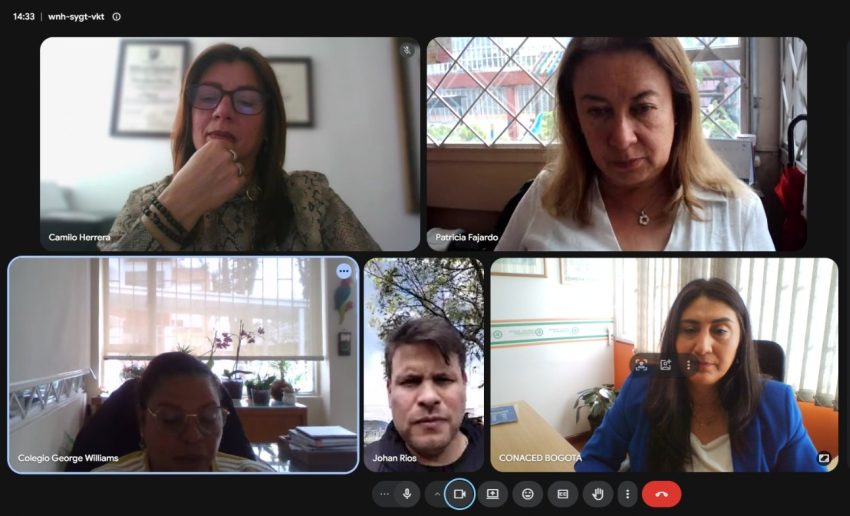 CONACED Móvil acompaña al Colegio George Williams en espacio sobre Flexibilización Curricular y Marco Normativo